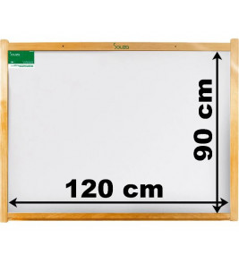 Quadro branco 120x90 estrutura madeira Souza