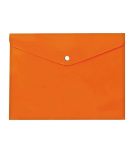 Pasta envelope a4 com botão laranja Acp