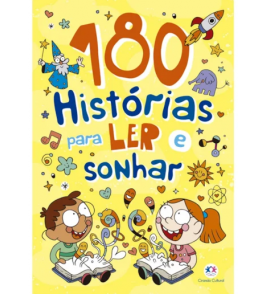 Livro história 180 histórias para ler e sonhar 96 páginas Ciranda Cultural 