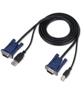 Cabo kvm switch usb a/b+vga m/m Comtac