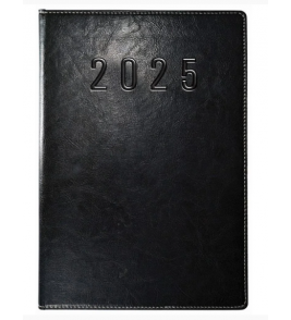 Agenda costurada executiva master preto 168 folhas Kit