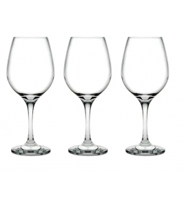 Conjunto 3 taças para vinho vidro lira 365ml Glass4you