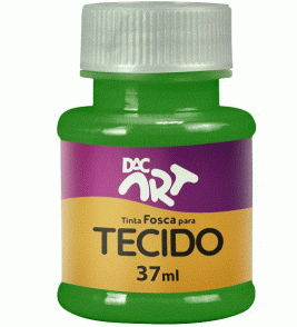 Tinta para tecido fosca verde musgo 37ml Dac