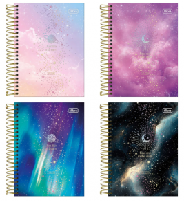 Agenda espiral magic 176 folhas m4 Tilibra