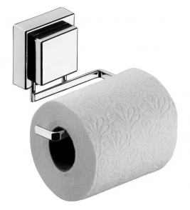 Suporte para papel higiênico mix aço prata Future