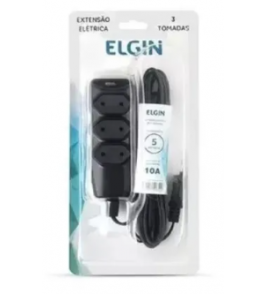 Extensão macho/fêmea 3t e 2p 5 metros Elgin