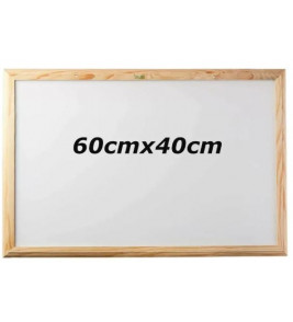 Quadro branco 60x40 estrutura madeira Souza