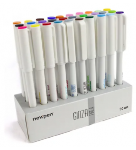Marcador artistico ginza fineliner cores Newpen