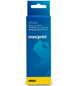 Refil tinta t664420 amarelo 100ml para L375 Maxprint