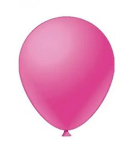 Balão liso 8 rosa com 50 unidade Fest Ball