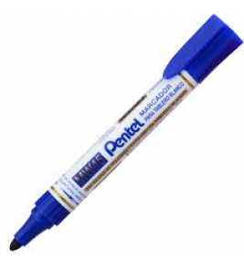 Marcador para quadro branco azul pr recarregável Pentel