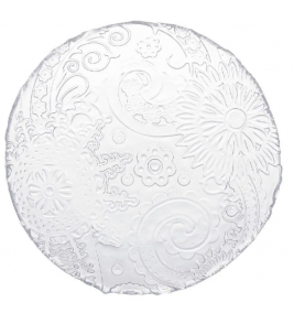 Prato raso vidro paisley 27cm Lyor