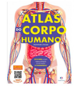 Atlas ilustrado do corpo humano 32 peças Ciranda Cultural