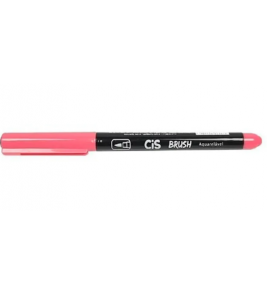 Caneta multifuncional brush rosa para pincel aquarelavel Cis