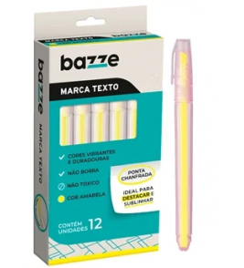 Marcador de texto amarelo Bazze