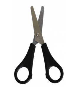 Tesoura escolar 13cm gf-2019-lf preta Kit