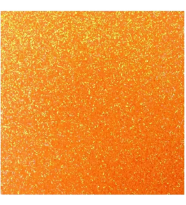 E.V.A 48x40cm com glitter laranja neon Diversos