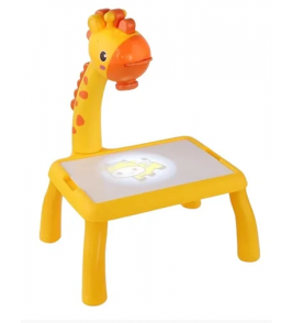 Mesa/projetor girafinha com 4 peças Pais e Filhos