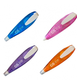 Fita corretiva tape clip 5mm x 4m color Cis