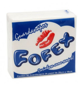 Guardanapo 20x18 com 50 folhas Fofex