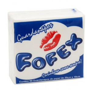 Guardanapo 20x18 com 50 folhas Fofex
