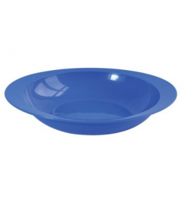 Prato plástico azul tipo merenda escolar Tritec