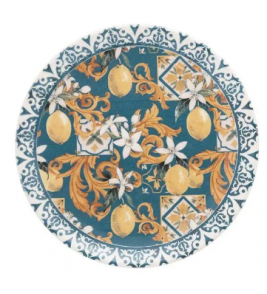 Prato sobremesa porcelanato siciliano 18.5cm Biona
