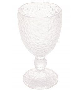 Taça para água cristal martelado petra 320ml Lyor