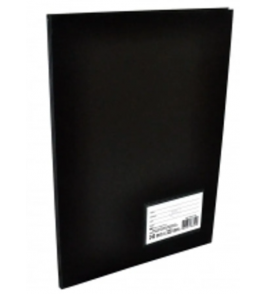 Pasta catalogo oficio com 4 colchetes preto 100 envelopes s lomb Dac
