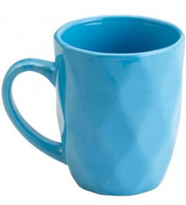 Caneca porcelana diamond 325ml cores sortidas Lyor