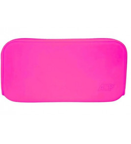 Estojo/Necessaire silicone pink neon Acp