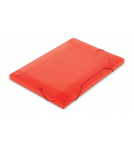 Pasta oficio 20mm com elástico vermelha Acp