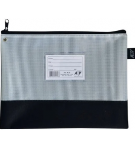 Pasta malote ml22 em nylon com zíper 22x30 preto Acp