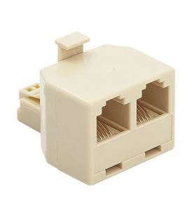 Adaptador jack modular plug rj11 6p4c 2f x 1m Rontek