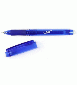 Caneta gel azul apagável Kit