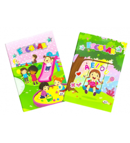 Agenda escolar capa dura permanente fotos kiden-01 Kit