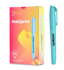 Marcador de texto lumis azul pastel Maxprint