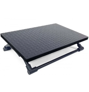 Apoio para pés slider emborrachado preto Reliza