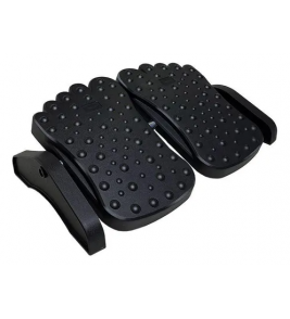 Apoio para pés fisio pp preto Reliza