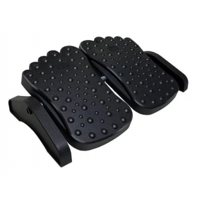 Apoio para pés fisio pp preto Reliza