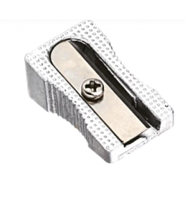 Apontador metálico com 1 furos Bazze