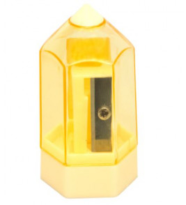 Apontador com reservatório lápis cores pasteis Yins Paper