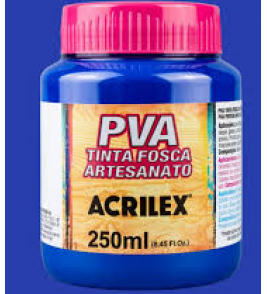 Tinta fosca arte 250ml azul Diversos