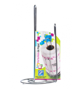 Suporte para papel toalha art cook aço cromado Arthi