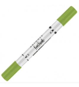 Marcador multifuncional ponta dupla instink verde claro Artools