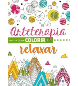 Livro artterapia para colorir e relaxar Ciranda Cultural