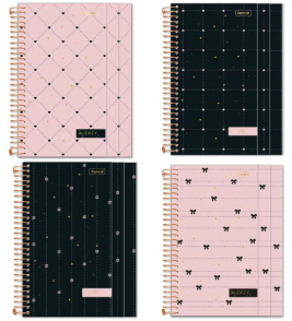 Caderno espiral capa dura 100 folhas 3 em 1 audrey coleg Cadersil