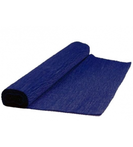 Papel crepom parafinado azul escuro 48cm2m Diversos