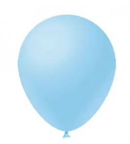 Balão liso 9 candy azul com 50 unidades Fest Ball