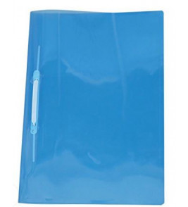Pasta oficio fina com grampo azul Acp